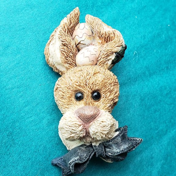 2/10$ Vintage Boyds Bears Easter Bunny Pin Brooch - Picture 2 of 5